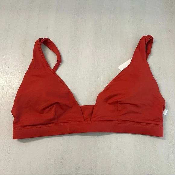 Andie The Tahiti Top Swimwear in Chili Pepper with Adjustable Straps Size M NWT - Picture 2 of 9